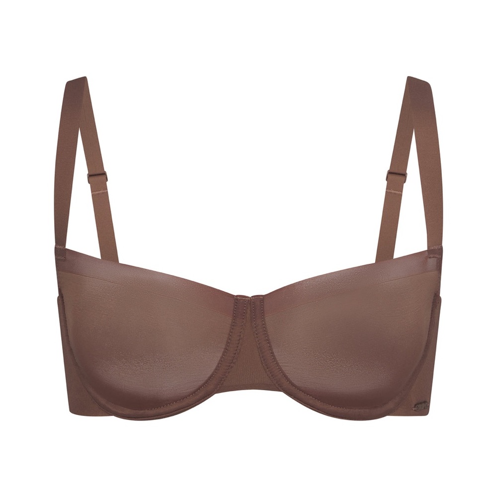 Skims 34C Unlined Balconette Bra in Jasper NWT
